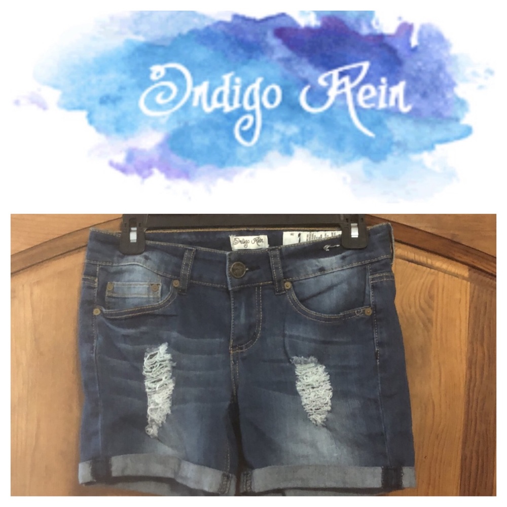 Juniors Sz 1, Indigo Rein, Jean Shorts